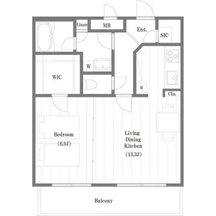 ガーデン千歳船橋【5階】の間取り