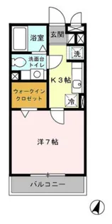 リヴェール石田【3階】の間取り
