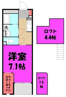埼玉県戸田市氷川町2【マンション】の間取り