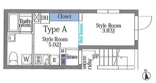 グランデール町屋【2階】の間取り