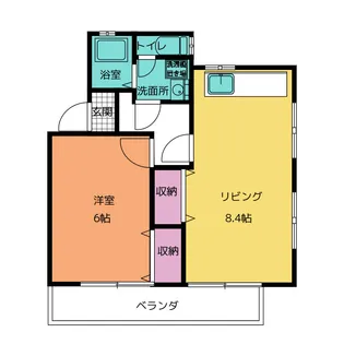 サンテラス近藤【2階】の間取り