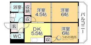 ベアコーポ光【4階】の間取り