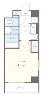 ブランピュール木場公園【3階】の間取り