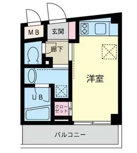 アイランドコア横濱平沼【1階】の間取り