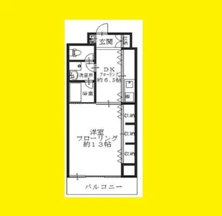 ビエラ老松【5階】の間取り