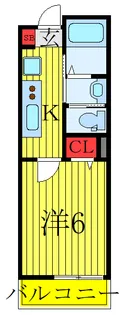 Raffine芝中田【2階】の間取り
