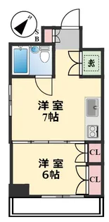 バンコート池袋【7階】の間取り