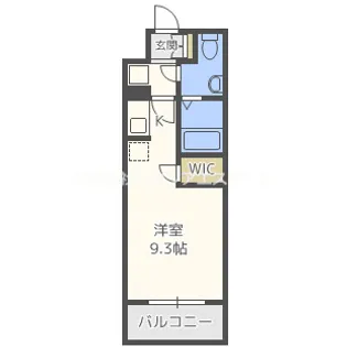 エスリード梅田北【6階】の間取り