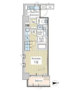 東京都新宿区高田馬場2【マンション】の間取り