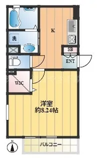 Du Glanz【1階】の間取り