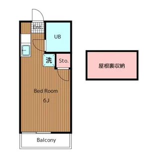 ヴィラ桜新町【2階】の間取り