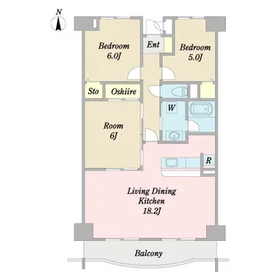 フェニックスガーデン【3階】の間取り