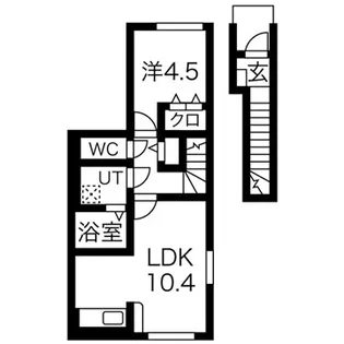 ウッドバレーIII【2階】の間取り