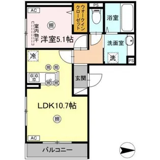 ラルゴ スターダスト【3階】の間取り