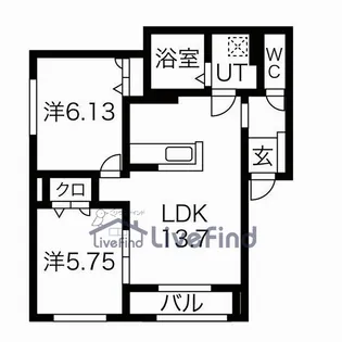TIERRA HIRAGISHI(ティエラ平岸)【3階】の間取り
