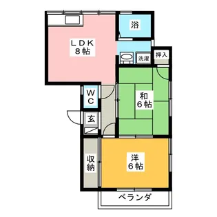 根本ハイツ【2階】の間取り