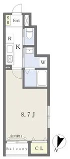リーフレット八本松【1階】の間取り