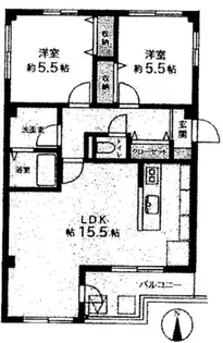 アベニュー柴又【2階】の間取り