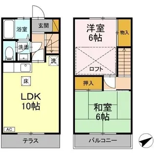 アーバンクレストIII B【1階】の間取り