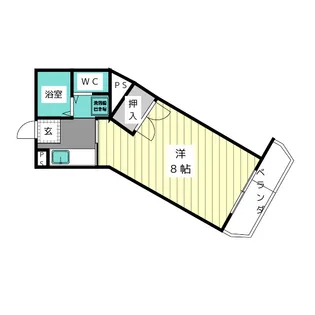 ファミール川合【1階】の間取り