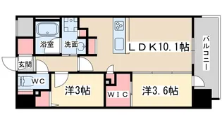 アーバネックス大阪天満宮2【3階】の間取り