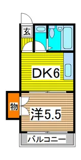 松本マンション【1階】の間取り