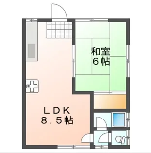 そよ風と春のメゾン【2階】の間取り