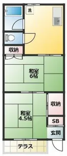 ハイム工藤【1階】の間取り