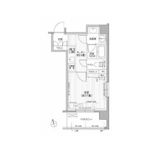 cielle自由が丘【3階】の間取り