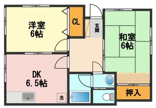シャンテマール II【1階】の間取り