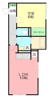 ハイアット湘南【DL】【3階】の間取り