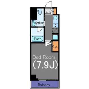 プレール・ドゥーク浜松町【10階】の間取り