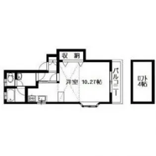 メゾン・サンティナA棟【2階】の間取り