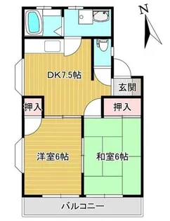 ビューテラス【2階】の間取り