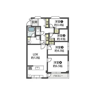 サイレンスハイム【3階】の間取り