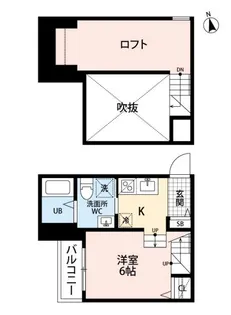 NYスタイルズ二日市【2階】の間取り