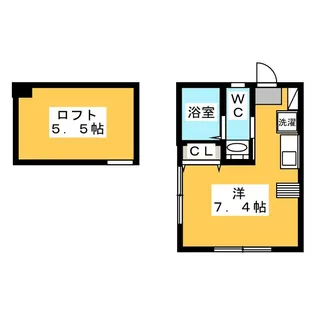 クレールコート【2階】の間取り