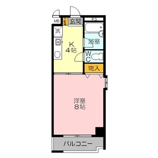 モナ・ベイル【3階】の間取り