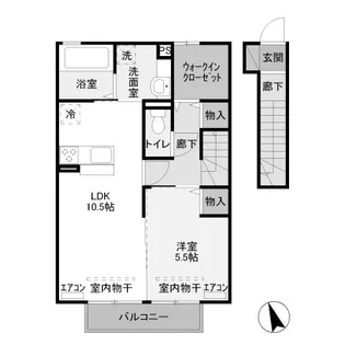 カーサドマーニの間取り