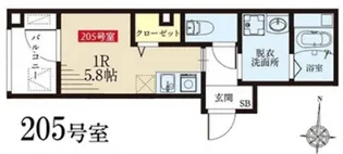 アイミング森下【2階】の間取り