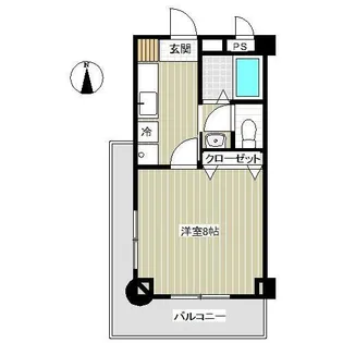 川浪ビル2【4階】の間取り