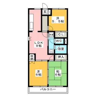 ドリーミー静【3階】の間取り