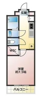 グランピュア【3階】の間取り