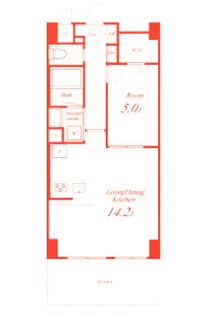ルミナーレテラス二俣川【2階】の間取り