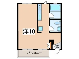 大久保フラッツ【1階】の間取り