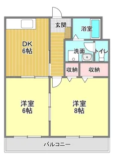 松下細島ライフ【3階】の間取り