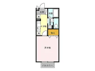 セレーノB【1階】の間取り