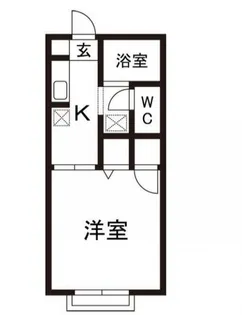 サンビアンS棟【2階】の間取り