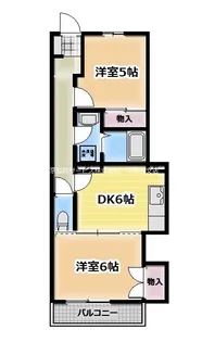 ウーモ・デュール【3階】の間取り