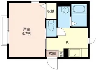 タウンハイツ【2階】の間取り